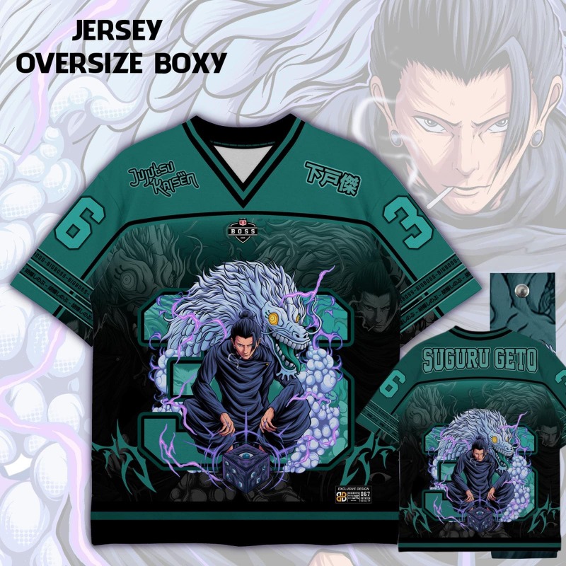 Anime Merchandise Women - Maglietta con Stampa Anime Jujutsu Kaisen