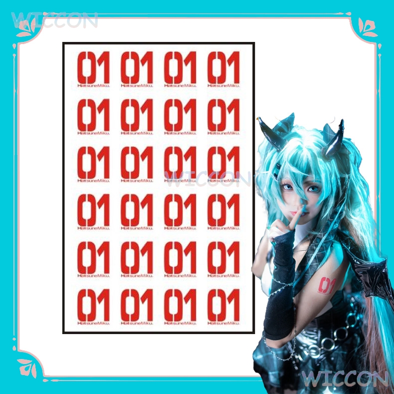 Anime Merchandise Women - Wona/Tatuaggio Adesivo Braccio Impermeabile Temporaneo Mikuku