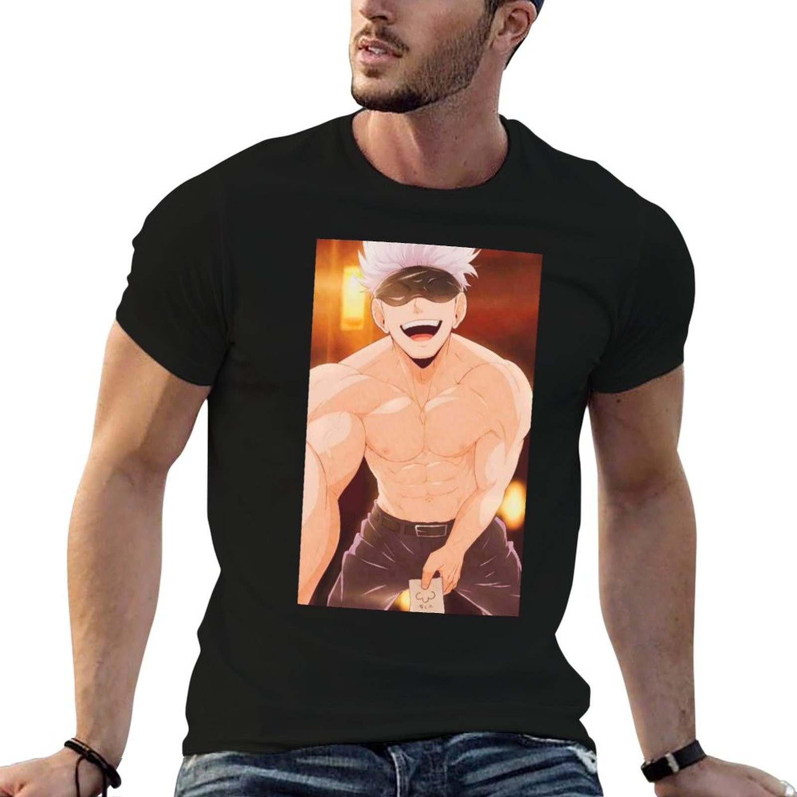 Anime Merchandise T-Shirts - T-shirt Gojo Satoru Merchandise, magliette per