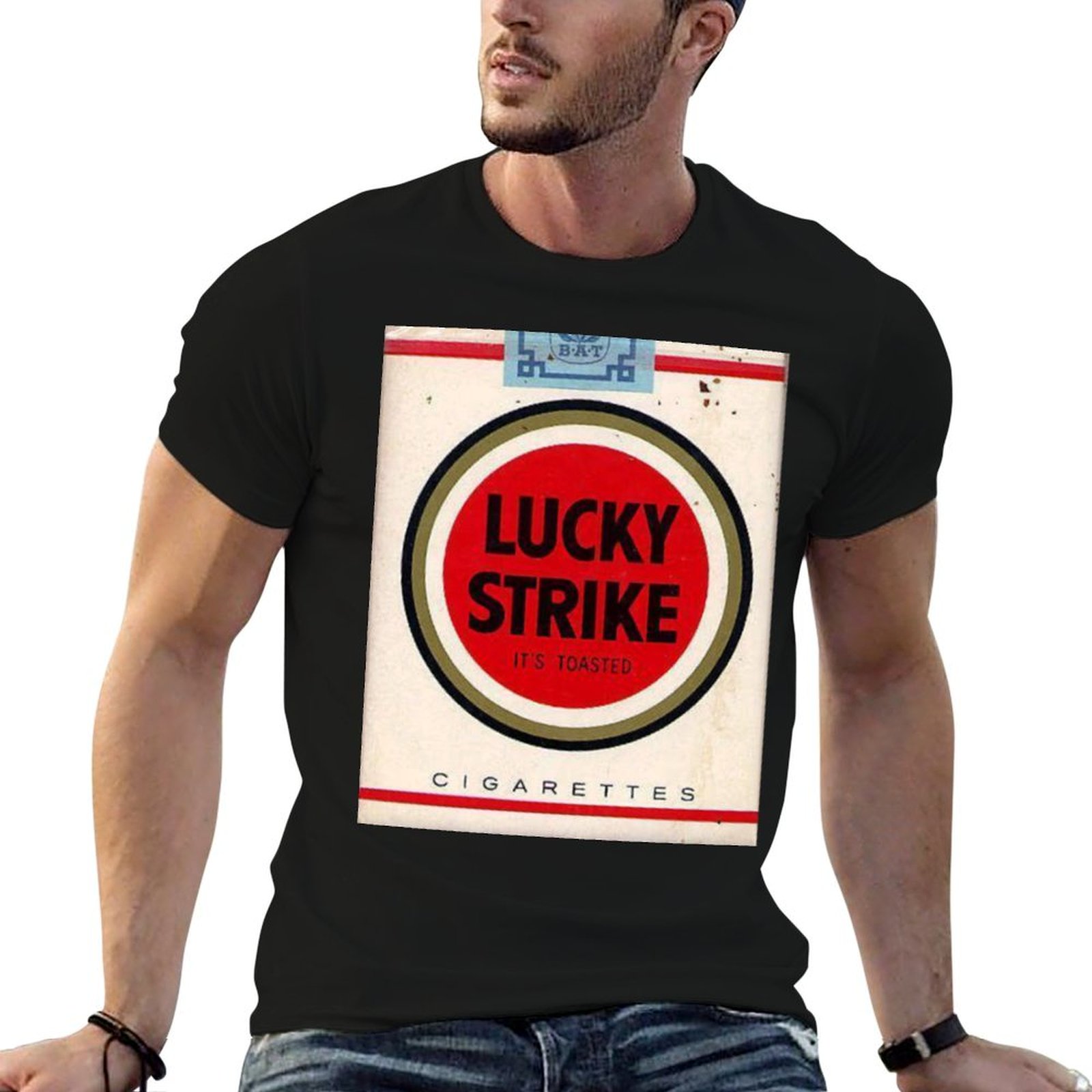 Anime Merchandise T-Shirts - BEST SELLER Lucky Strike Merchandise T-shirt