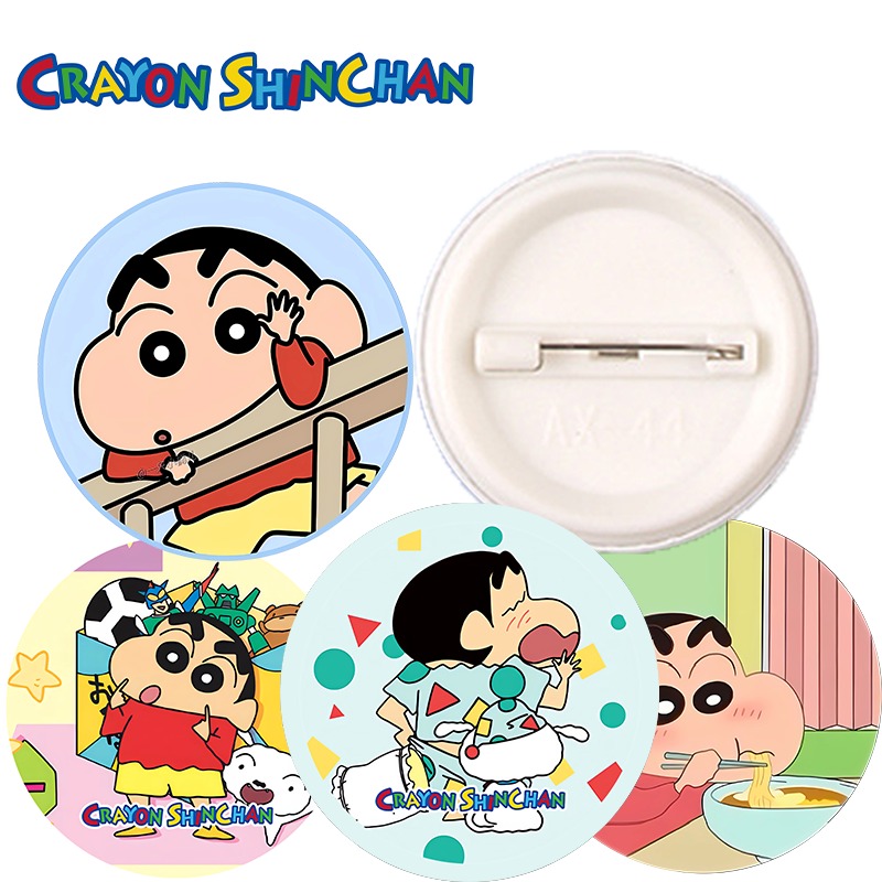 Anime Merchandise Women - Spilla decorativa simpatica di Crayon Shin-chan,