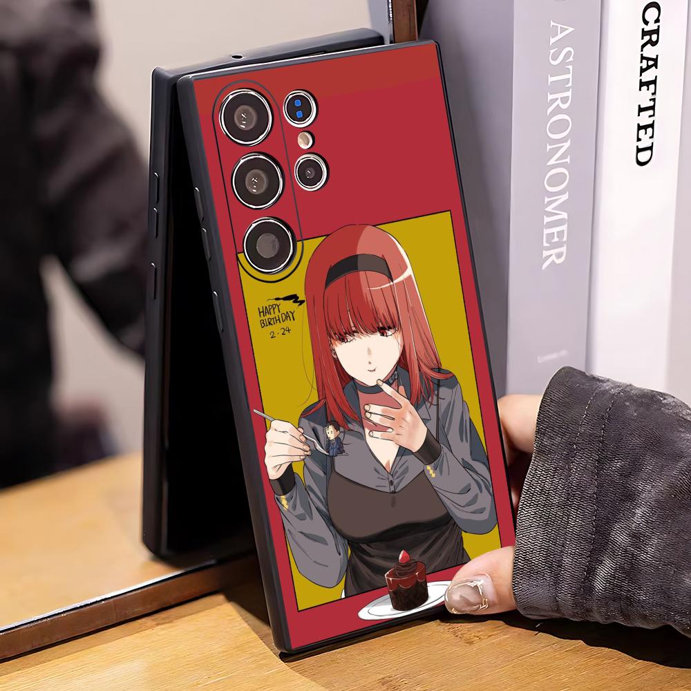 Phone Case Anime - Custodia Morbida Nera Yamada Hot Anime