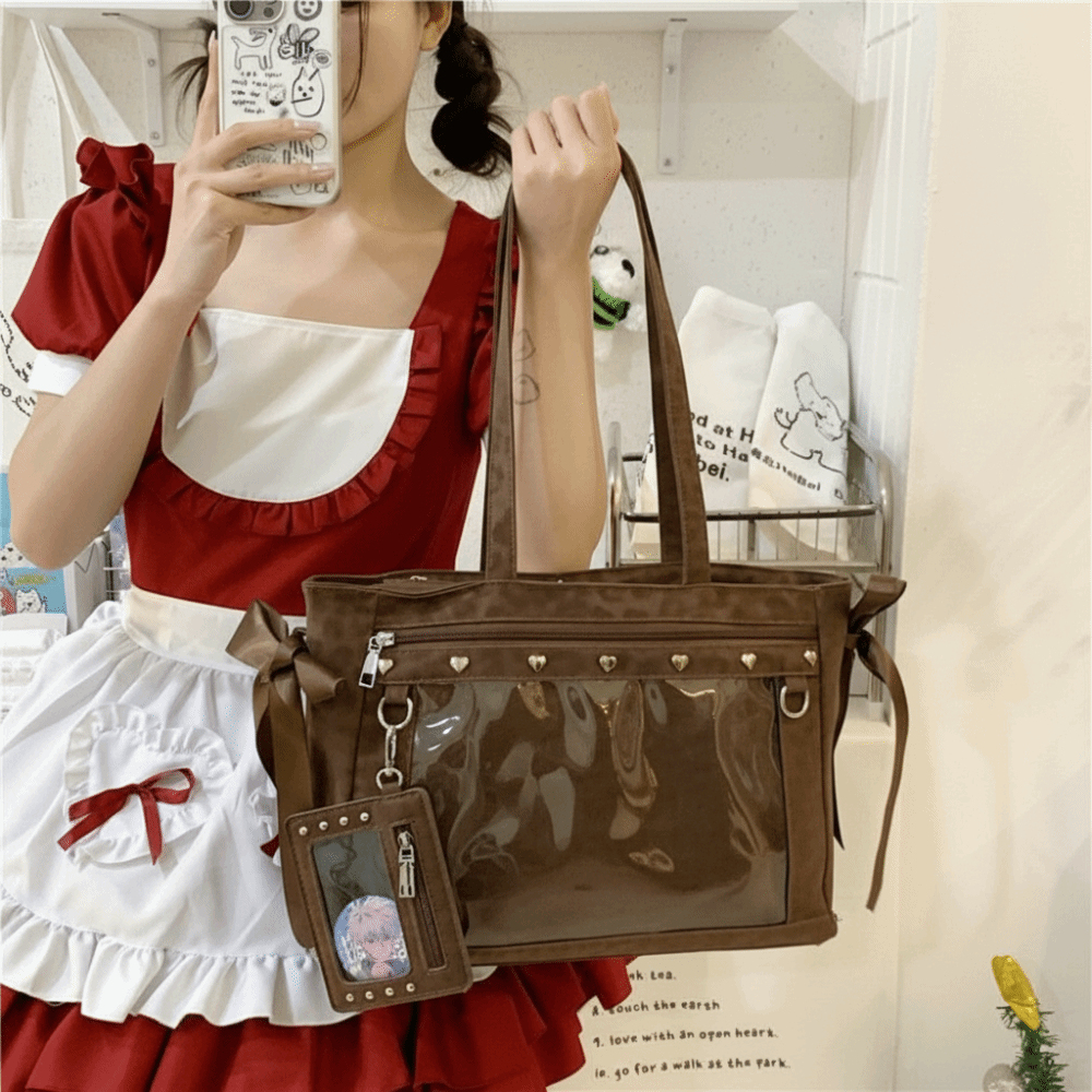 Anime Merchandise Women - Borsa a tracolla trasparente in PVC