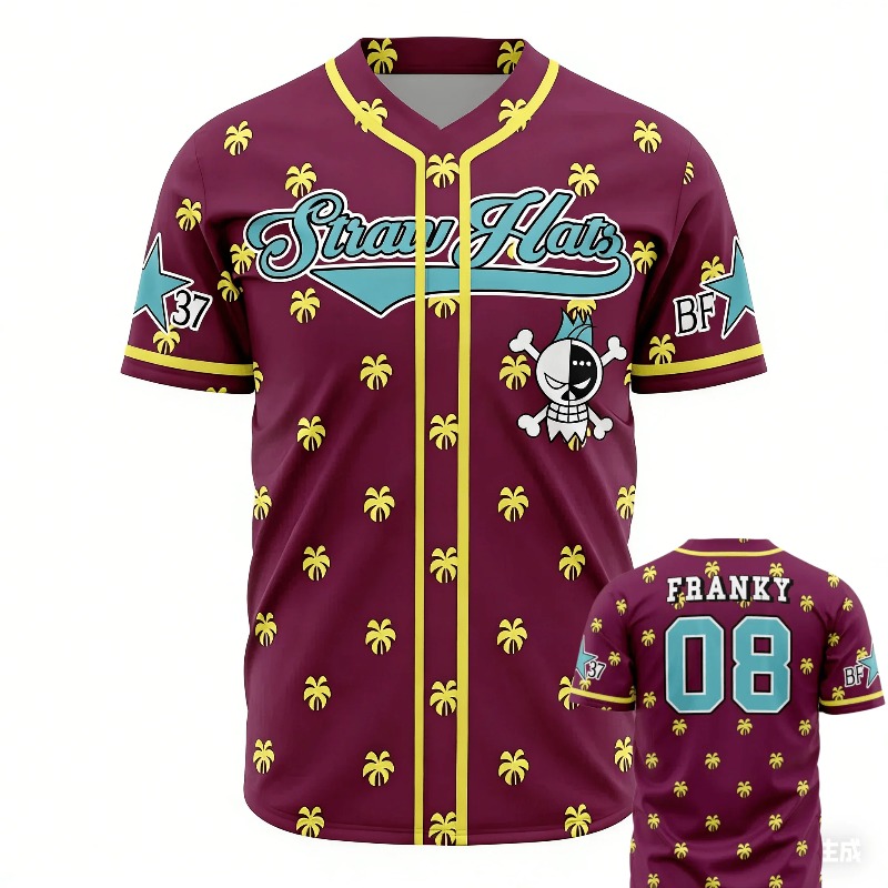 Anime Merchandise T-Shirts - Maglietta Estiva One Piece, Nuova Collezione,