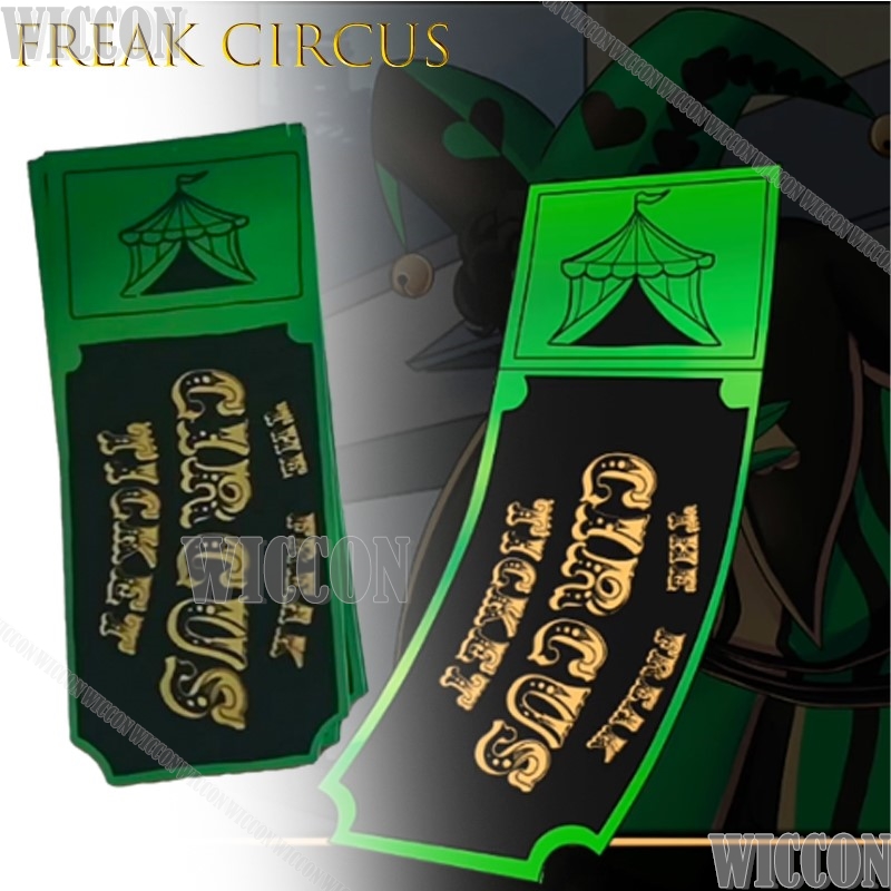 Freak Circus Ticket Card Rosso - Anime Merchandise Women recensione e prezzo